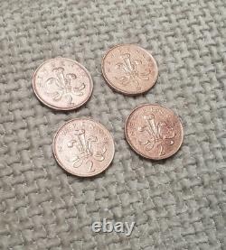 Pièce Monnaie 2 New Pence Élisabeth II 1971 très Rare