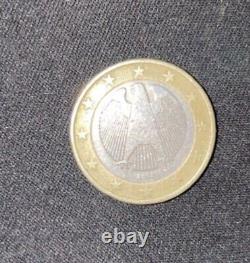 Pièce Très Très Rare de 1 Euro allemangne 2002 D