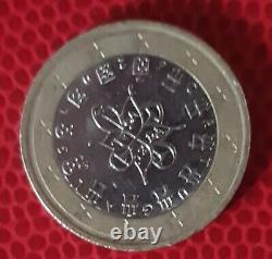 Pièce de 1 euro très rare portugal 2015