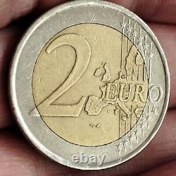 Pièce de 2 euros Grecque 2002 TRES RARE avec faute d'impression S