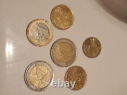 Pièce de 2 euros allemande de 2002 très rare avec un J + autres pièces rares
