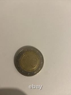 Pièce de 2 euros rare bonhomme uem nederland / très bon état