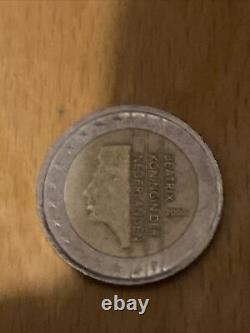 Pièce de 2 euros très rare Béatrix Koningin Der Nederlanden 2000