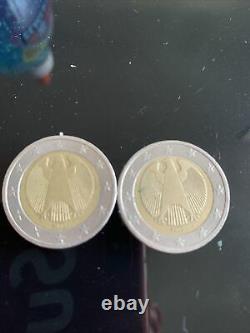 Pièce de 2 euros très très rare allemand 2002 aigle fédérale