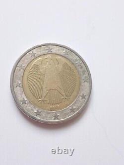 Pièce de monnaie, 2002, 2 euros, collection, rare, très bon état
