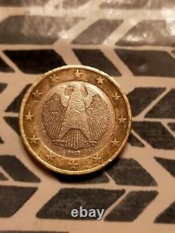 Piece fauté de 1euros très rare allemand