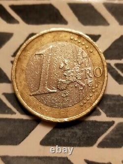 Piece fauté de 1euros très rare allemand