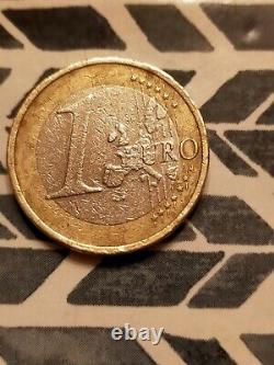 Piece fauté de 1euros très rare allemand