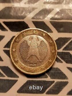 Piece fauté de 1euros très rare allemand