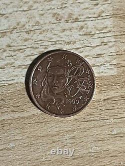 Pièce très rare de 5 centimes France 1999
