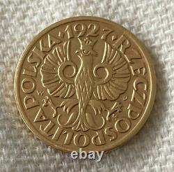 Pologne. 1 Grosz 1927 OR MASSIF GOLD. TRES RARE