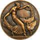 R1962 Très Rare Médaille Art Déco Dancer Colombes Aulos 1926 Turin N°26/50 Sup
