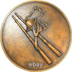 R1962 Très Rare Médaille Art Déco Dancer Colombes Aulos 1926 Turin N°26/50 SUP