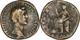 Rome Sesterce Antonin Le Pieux 151 Ad Rome Assise Tres Rare R3