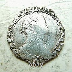 ROYAUME DE NAVARRE HENRI III demi-franc TRES RARE