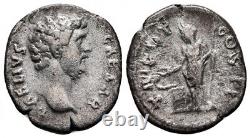 Roma-Aelio 136-138 D. C Denario Rome 136-138 D. C. Argent 3 G. Très Rare