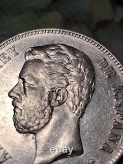 SPAIN/espagne 5 PESETAS 1871 ETAT SUP/NEUF TRES RARE