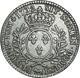 T1573 Tres Rare Demi 1/2 Ecu Br Oliviers Louis Xv 1732 Pau Bearn Argent Silver