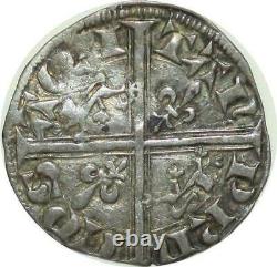 T9427 TRES RARE Aquitaine Ãdouard IV Prince noir hardi AQITAN Poitiers Arg -MO