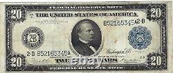 TRES BEAU BILLET DE 20 DOLLARS SERIES 1914 New York TTB USA RARE