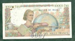 TRÈS RARE 10000F ÉTUDE DU 11/7/1946 état B+