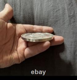 TRES RARE! 151 gram(5 Oz)30! Au Monde. Medaille Argent NAPOLEON lll 1867