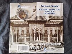 TRES RARE! 2 Euro Proof Espagne 2011 Alhambra Patrimoine Mondial 7.500 ex