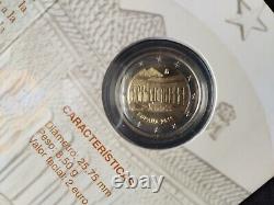 TRES RARE! 2 Euro Proof Espagne 2011 Alhambra Patrimoine Mondial 7.500 ex