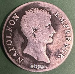 TRÈS RARE 2 FRANCS NAPOLÉON 1er AN 13 TURIN