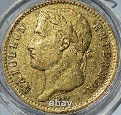 TRES RARE 20 FRANCS OR NAPOLEON EMPEREUR TETE LAUREE 1809 L BAYONNE (2341 ex)