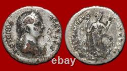 TRÈS RARE Antonia la Jeune Denier, Cérès, Rome, TB+, R3 450DAJ1