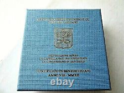 TRES RARE COFFRET BE 50 euros OR -VATICAN- 2012 2500 Exemplaires OR 917/1000
