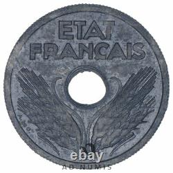 TRÈS RARE ESSAI de 10 centimes 1941 Grand module France SUP Zinc
