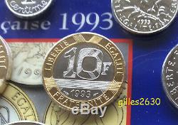 TRES RARE FDC 10 francs 1993 neuve/scellée en frappe médaille