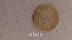 TRES RARE! PIÈCE GRECE DE 1 EURO -2002-AVEC S = SUOMI DANS l'ETOILE DU BAS