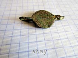 TRES RARE et AUTHENTIQUE Pendentif ROMAIN Tortue en Bronze SUP France