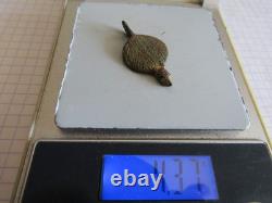 TRES RARE et AUTHENTIQUE Pendentif ROMAIN Tortue en Bronze SUP France