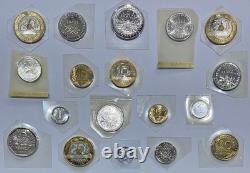 Tres Beau Lot De 18 Pieces Rares Fdc Sous Scellé Grosse Cote