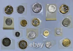 Tres Beau Lot De 18 Pieces Rares Fdc Sous Scellé Grosse Cote