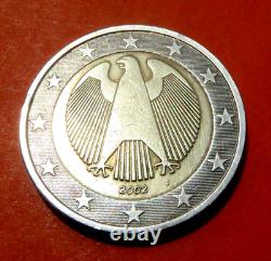 Très Belle Pièce Rare de 2 EURO 2002 ALLEMAND J