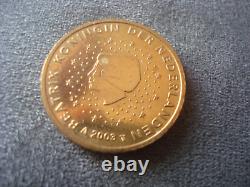 Très RARE cette 0,50 cent euro 2003 Pays-Bas fauté sur les deux faces