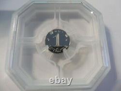 Très Rare 1 Centime Épi 1991 Frappe Courante Gradez Pr 67 -(spl) Sous Coque