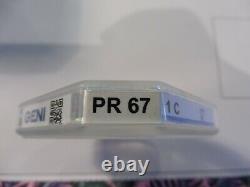 Très Rare 1 Centime Épi 1991 Frappe Courante Gradez Pr 67 -(spl) Sous Coque