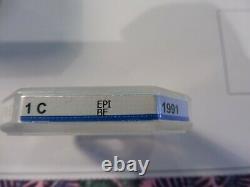 Très Rare 1 Centime Épi 1991 Frappe Courante Gradez Pr 67 -(spl) Sous Coque