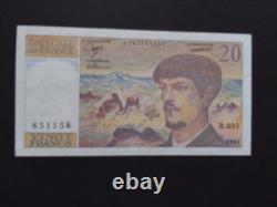 Tres Rare 20 Francs Debussy Alphabet B. 031 Radar