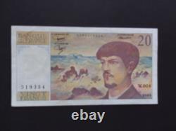 Tres Rare 20 Francs Debussy Alphabet W. 004