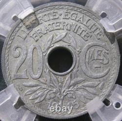 Tres Rare 20c 1945b Geni Au58