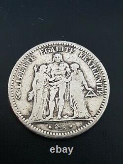 Tres Rare 5 Francs Hercule 1848 D En Argent A Voir