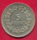 Tres Rare 5 Francs Lavrillier Nickel De 1937! Rare Top