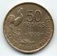 Tres Rare 50 Francs Guiraud 1950